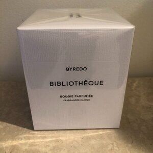 BRAND NEW! BYREDO Bibliotheque Black Candle - 8.5 oz